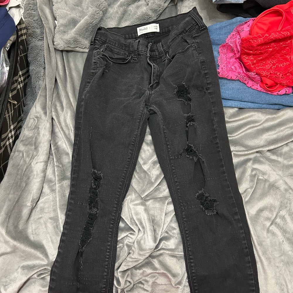 black mudd skinny jeans.